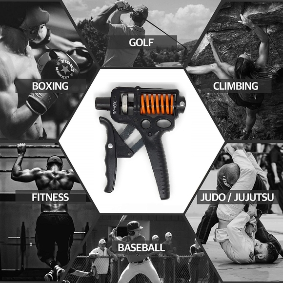 COPY - SPHERE Adjustable Hand Grip Exerciser 1-110lb Forearm Wrist Strengthener… - Picture 8 of 9